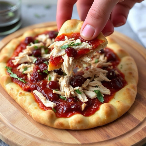 Turkey & Cranberry Marinara Flatbreads