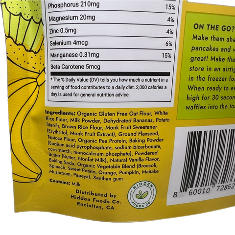 Gluten Free Pancake Mix Ingredients