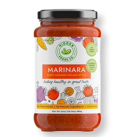 Jar of Hidden Foods Marinara sauce