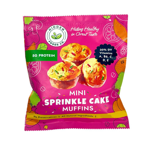 Mini Sprinkle Cake Muffins-Pack of 6