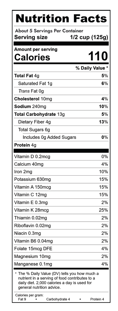 Nutrition Facts